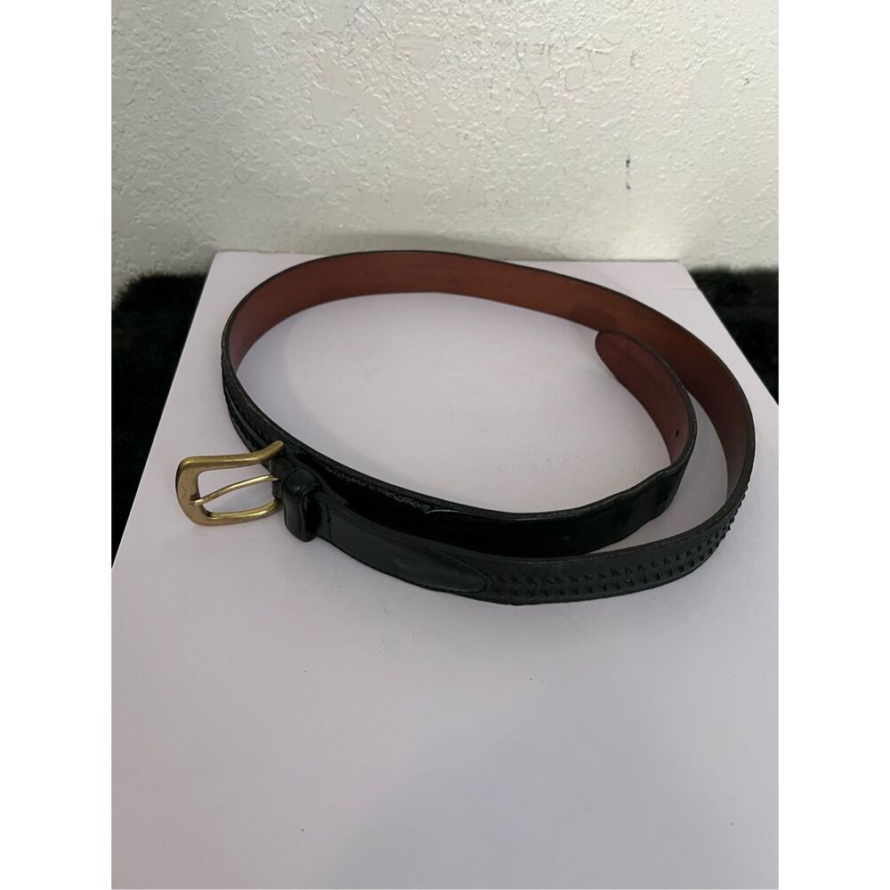 HS Trask  & Co. Men’s Bison Belt Made In USA 38